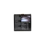 Reflector LED flood 50 W 4500 lm 5000 K negro Ledvance, parte posterior de la caja con instrucciones y tabla técnica