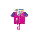 Camisa flotador para niño/niña con mangas talla 3-6 años M/L Bestway, color fucsia con dibujo de sirena y en su empaque