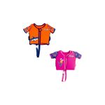 Camisa flotador para niño/niña con mangas talla 3-6 años M/L Bestway, modelos en color naranja y rosa con estampados