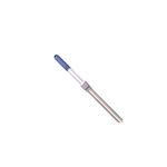Tubo telescópico para piscina 5-15 pies Ace, vista lateral del tubo extendido con mango azul y ajuste central blanco