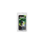 Cargador universal de batería AA, AAA, 4C, 4D y 9V Energizer, empaque plástico con ilustración del producto negro