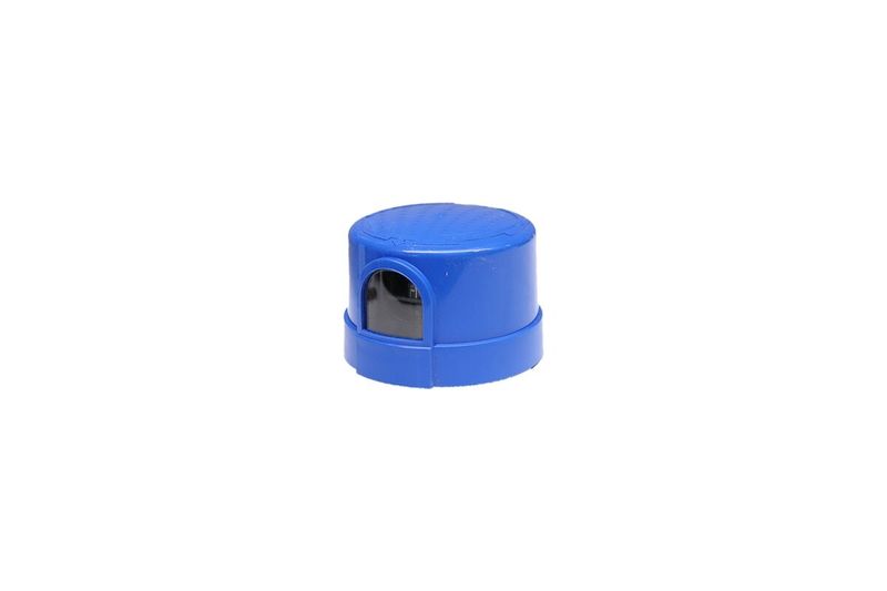 Fotocelda sin base 1000 W 105/285 V Eagle, vista lateral del sensor en color azul