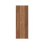 Puerta melamina espresso lisa vertical RH de 100 cm x 210 cm Puertas Globales, vista frontal de la hoja en color café