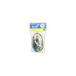 Juego de cuerdas elásticas para remolque 32 pulgadas Goodyear, empaque transparente con cuerdas amarillas y azules