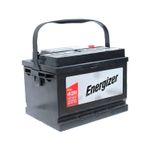 Batería Energizer EN-42R-500, CCA 500 amp, vista frontal en ángulo que muestra el asa negra y la etiqueta del modelo
