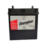 Batería Energizer EN-NS40Z-320, CCA 320 AMP, vista frontal del equipo negro con etiqueta plateada y roja