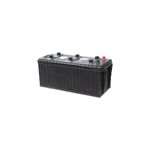 Batería Energizer EN-4D-1000, CCA 1000 amp, vista lateral del cuerpo negro con relieves verticales y borne rojo