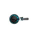Recolector de frutas cabeza ajustable Combisystem 3115-20 Gardena, vista frontal de la canasta con malla negra y borde azul