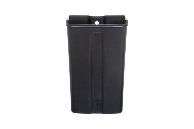 Basurero de pedal 30 l metálico amarillo 5five, bote interno de plástico negro extraíble