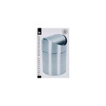 Mini basurero 1.5 l tapa giratoria Koopman, producto dentro de su empaque blanco con texto lateral