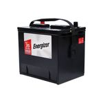 Batería Energizer EN-35-550, CCA 550 amp, vista lateral derecha resaltando el asa de transporte negra