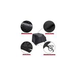 Funda para horno pizza 3 en 1 Kingling Cuisinart, gráfico con acercamientos al material impermeable, asa y cordón ajustable