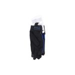 Guante para mecánico General Electric azul talla XL contraimpacto, vista lateral del guante negro con detalles azules