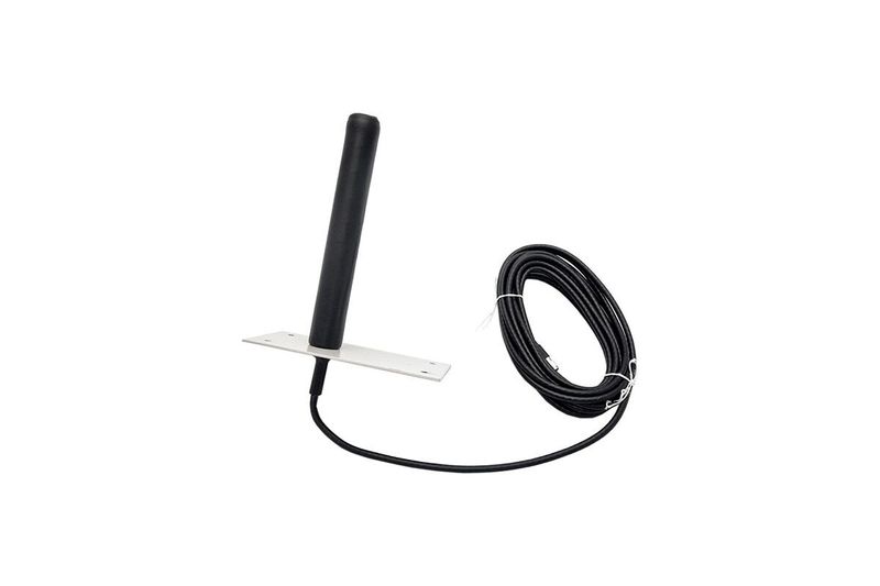 Antena telefonía para 2G/3G/4G GMS/UMTS/LTE para logo Siemens, antena negra con baseL base metálica y cable enrollado