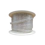 Cinta LED exterior rollo 100 metros 6500K IP65 120V Ilukon, rollo blanco enrollado en carrete plástico con plástico protector