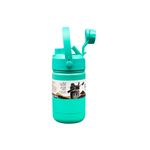 Botella insulada 12 onzas Ranger Dual Surt Manna Core Home Core Kitchen, color turquesa con tapa y boquilla abiertas