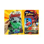 Ball stress surtido Marvel Avengers Jarv, empaque con figura de Hulk verde y gráfico de Spider-Man