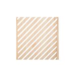 Panel decorativo tipo biombo Mind Nat crema Atmosphera, vista frontal del diseño de listones diagonales calados
