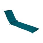 Cojín Korai para chaise lounge verde esmeralda Hespéride, vista diagonal completa sobre fondo blanco