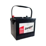 Batería Energizer Max EP-26R-500, CCA 500 amp Sinsa, vista frontal en ángulo con asa negra y terminal rojo