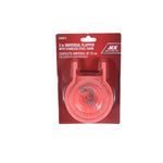 Pera rana cadena 3 pulgadas rojo Ace, en empaque plástico con cadena de acero inoxidable visible