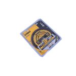 Disco para madera 10 pulgadas 60 DT DeWalt, empaque plástico transparente con tarjeta amarilla y negra
