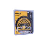 Disco para madera 10 pulgadas 60DT DeWALT, en empaque plástico transparente con tarjeta amarilla