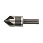 Broca avellanador Irwin de 1/2 pulgada para metal y madera, vista lateral completa sobre fondo blanco