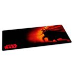 Alfombrilla de mouse XXL Darth Vader Gaming Primus, vista superior completa con ilustración de Darth Vader y logo de Star