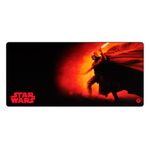 Alfombrilla de mouse XXL Darth Vader Gaming Primus, vista frontal completa con ilustración de Darth Vader y logo Star Wars