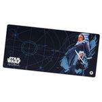 Alfombrilla de mouse XXL Ahsoka Tano gaming Primus, vista superior con diseño temático de Star Wars en color azul