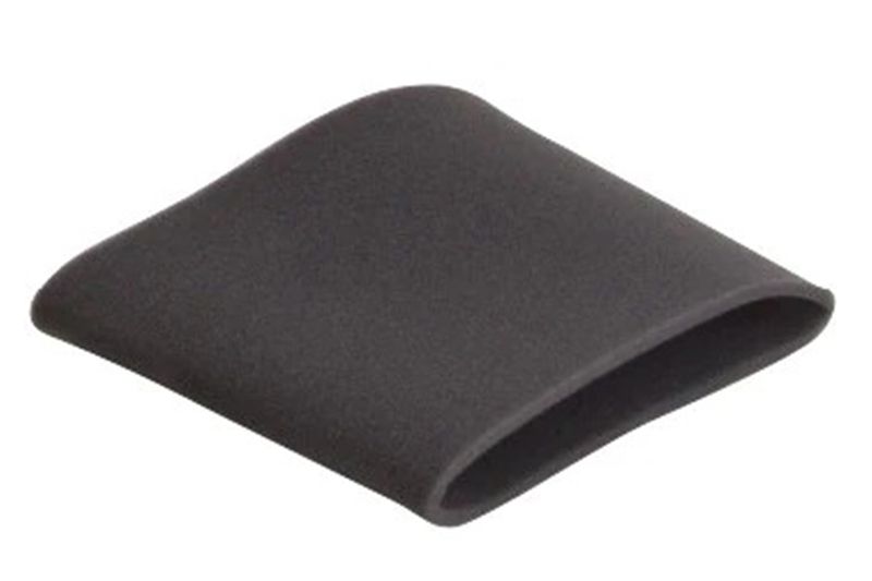 Filtro de espuma para aspiradora 2.5-5 gal Stanley, pieza cilíndrica de color gris oscuro con textura porosa
