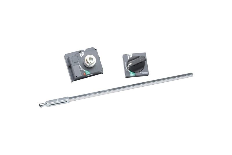 Kit de accionamiento para breaker marco H/J tipo selector Square D, conjunto de mando con perilla y barra metálica