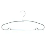 Juego de perchas 10 piezas metálicas 5five Simply Smart, primer plano de una sola percha de color gris azulado