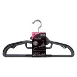 Juego de perchas 8 piezas plásticas Bimat 5five Simply Smart, vista frontal del producto en su empaque con caja negra