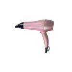 Secadora de cabello Coconut Smooth Remington, vista lateral completa en color rosado con boquilla negra