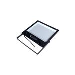Reflector LED EX Pro 24000 lúmenes 6500k 100-277V 30khrs 200W Ilukon, vista cenital del panel de LEDs y soporte negro