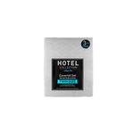 Sobrecama twin 2 piezas blanco Hotel Collection, empaque cerrado con etiqueta negra y blanca