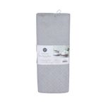 Tapete de secado para platos de microfibra 2 piezas Core Home, empaque cerrado con etiqueta y diseño texturizado gris