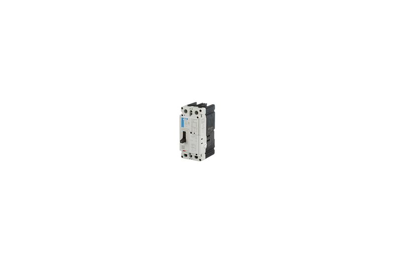 Main breaker tipo PDG2 (FD) 2x60A 600V CH Eaton, vista lateral del interruptor eléctrico en color gris y negro