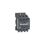 Contactor 3P 65A 110VAC Square D, vista frontal del dispositivo eléctrico gris con terminales y etiquetas técnicas