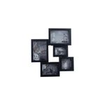 Portarretrato decorativo múltiple 3 piezas negro Concepts, set de tres marcos con fotografías en blanco y negro