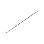 Luminaria lineal LED ultra slim 36 W 3200 lm 127 V 3000 K negro Tecnolite, vista diagonal del perfil delgado