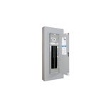 Kit de conector P Main PD2 para PRL1X y PRL2X 3 polos 225 A Max CH Eaton, tablero eléctrico gris con puerta abierta