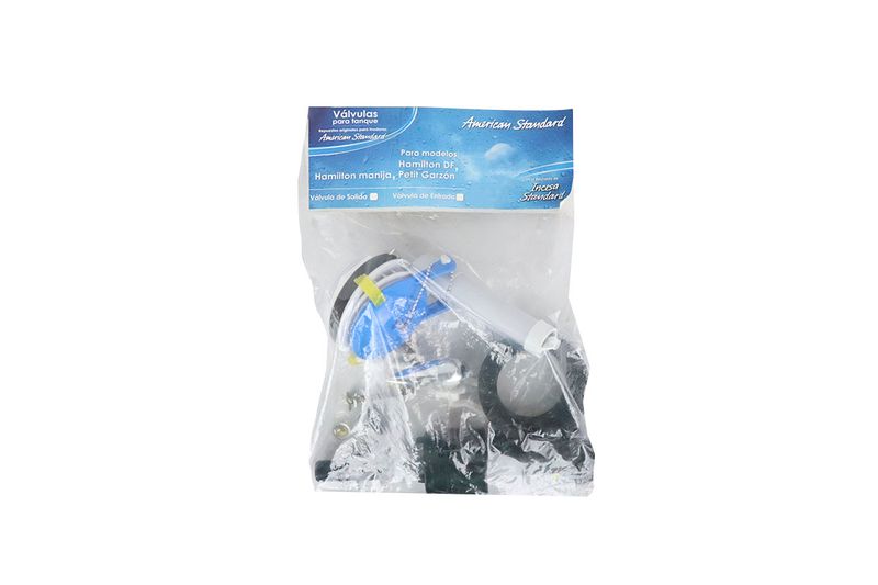 Kit de reparación Olympus doble descarga botón redondo AS American Standard, componentes internos en su empaque plástico