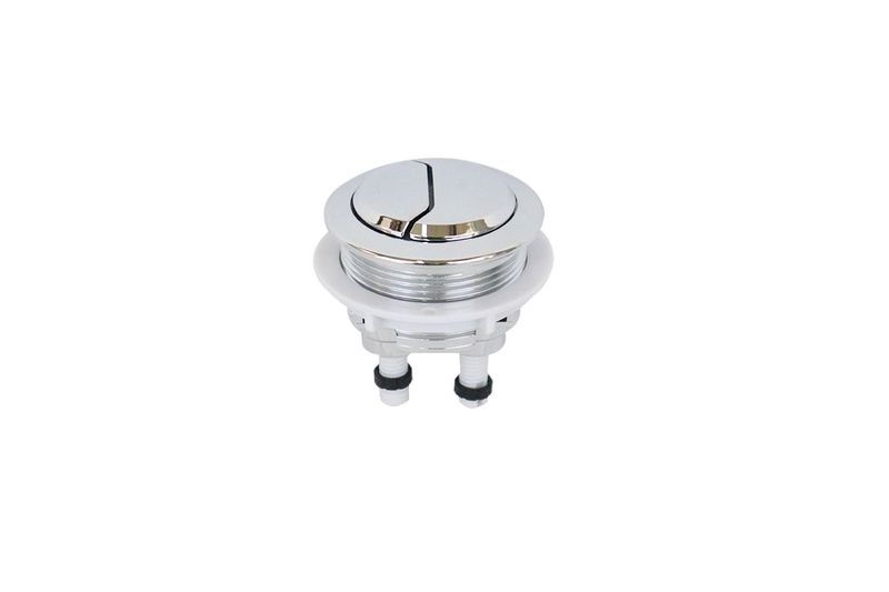 Kit de reparación Petit Garzon Dual Flush 4.2/6 litros American Standard, botón pulsador cromado con base blanca y sellos