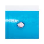 Piscina inflable rectangular Family Pool 3.05 x 1.83 x 0.46 m azul Bestway, detalle del tapón de drenaje blanco