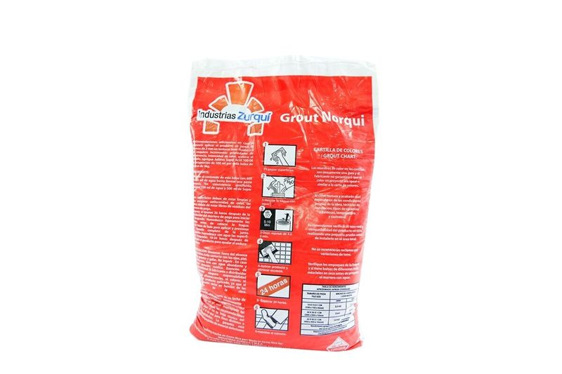 Porcelana fina Zurquí de 3 kg tabaco, parte trasera del empaque con instrucciones de uso y tabla de rendimiento