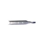 Espiga punta de poste de 18 pulgadas con rosca de 1 pulgada Artmark, vista lateral completa con punta negra