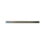 Tubo cuadrado negro 6 mts CH-16 2x2 (1.50 mm) Aceros de Guatemala, vista lateral alargada del perfil metálico